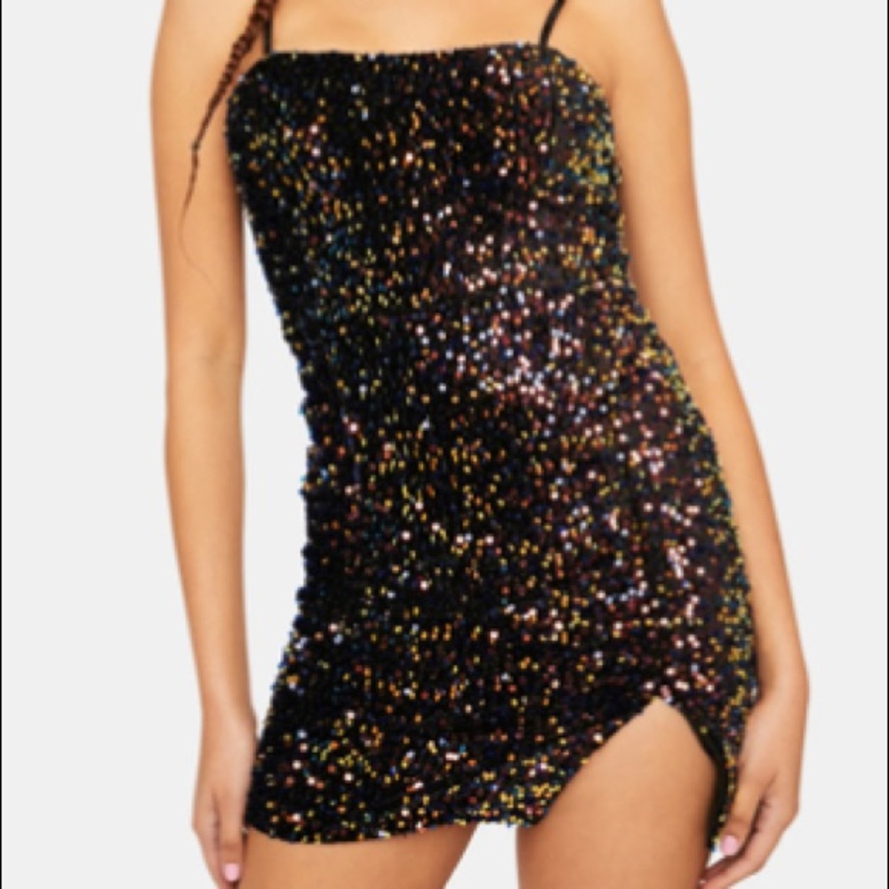 Make it Sparkle Mini Dress. Size Small. Dolls Kill.
